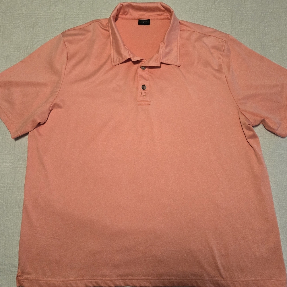 Short Par 4 golf polo, men's size XL